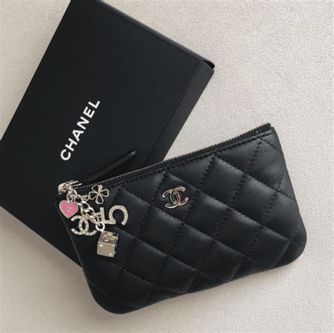 chanel o coin purse new|Chanel casino coin purse.